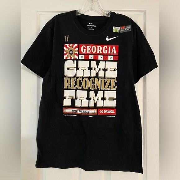 NWT Mens Georgia Bulldogs Back To Back Football Narional Champions Nike Medium| - Picture 2 of 6